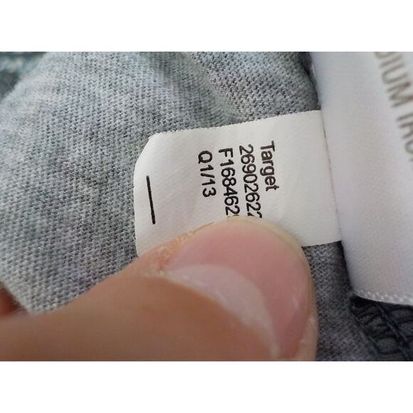 Converse One Star Gray Tank Top Women Large Geometric Print Sleeveless Stretch - Picture 7 of 7